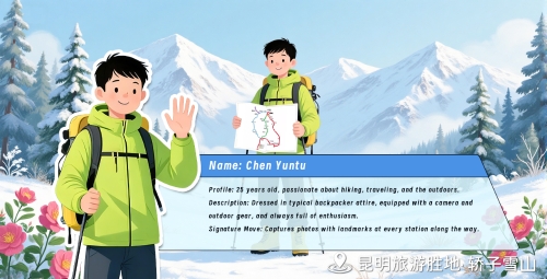 1第一幅：春城冬景 · 昆明轿子雪山+翻译